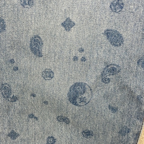 J Crew Slouchy Boyfriend Jean in Bandana Paisley Yin Yang High Rise Sz 27 - Picture 12 of 12